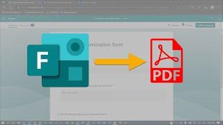 Save MS Forms response to PDF (quick & easy)