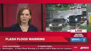 Flash Flood Warning New Orleans area