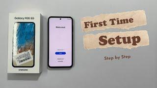 Samsung Galaxy M35 5G Setup - First Time Setup for Beginners