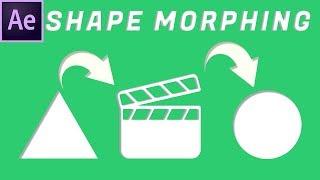 How To Morph Shapes In Adobe After Effects Cc - New Tutorial 2018