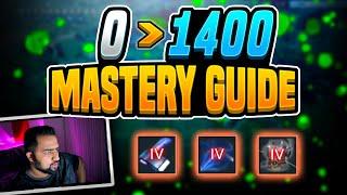 How to get 1400 Mastery in BDO