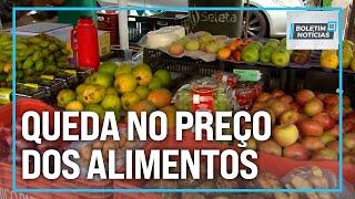 Boletim de Notícias - Preços dos alimentos diminuem, no atacado, no mês de julho