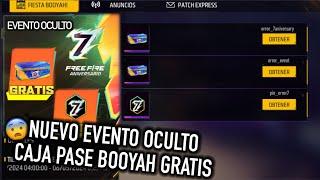 LLEGA NUEVO EVENTO SORPRESA de CAJAS PASE BOOYAH GRATIS a FF LATAM  *pase booyah 7 aniversario*