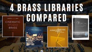 4 Brass Sample Libraries COMPARED! (CineBrass, Cinematic Studio Brass, Berlin Brass, JXL Brass)