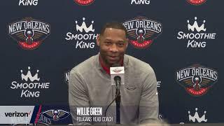 Willie Green Pregame Media Availability 1/25/22 vs. 76ers