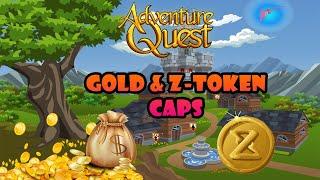 Adventure Quest - Gold & Z-Token Caps