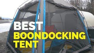 Our Teardrop BOONDOCKING Tent with ALL the BEST FEATURES...Minus One!