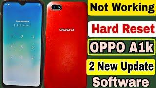 April 2024 Method:- Oppo A1k Cph 1923 Hard Reset/Remove Screen Lock Without Tool & Pc | New Update