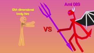 12th Dimensional Body Hive vs Aml 089 "The Red Devil".