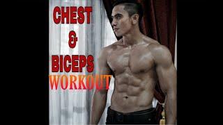 CARA LATIHAN CHEST & BICEPS with Rezky Dregd