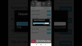 How to Check Health Speed eMMC UFS Apple NVMe Flash Memory with AndroBench #shorts