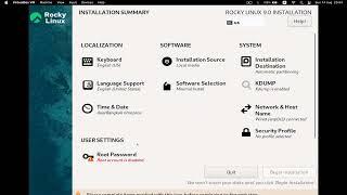 Rocky Linux 9 Installation