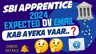 SBI Apprentice Expected Documentary verification EMAIL 2024  | SBI apprentice DV Email 2024 #sbi