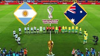 ARGENTINA VS AUSTRALIA • FIFA WORLD CUP QATAR 2022 • eFootball PES 2021