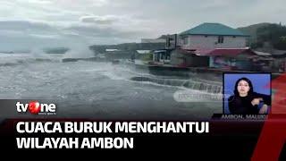 Rumah Warga di Pesisir Ambon Dihantam Gelombang Tinggi | Kabar Pagi tvOne