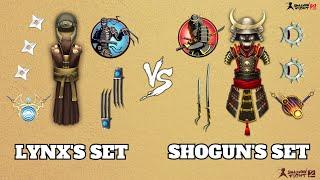 Shadow Fight 2 | LYNX'S SET VS SHOGUN'S SET | Android Gameplay