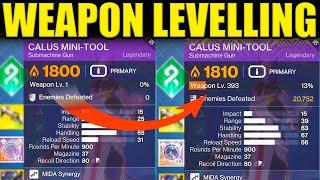 Fastest Way To Level Weapons In Destiny 2