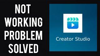 How To Solve Creator Studio App Not Working(Not Open) Problem in Android || Rsha26 Solutions