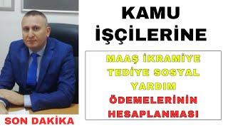 İHSAN TATLIDAN MAAŞ, SOSYAL YARDIMLAR, TEDİYE, İKRAMİYE ÇIPLAK ÜCRET HESAPLAMA ÖNEMLİ HAP BİLGİLER