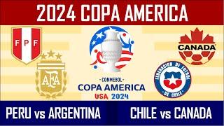 Prediction: CANADA vs CHILE - ARGENTINA vs PERU - 2024 Copa America