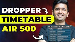 Best Time table & daily routine for Droppers | JEE 2025 | IIT Motivation & Strategy