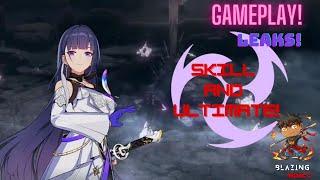 Baal - Raiden Shogun Animation | Alt & Ult Skills | Gameplay | She has a Spear! | Genshin Impact