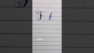 how I write F in calligraphy #shorts #trending #reels #handlettering #calligraphy #cute #fun #viral