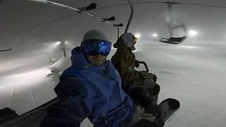 Snowboarding Boreal Woodward Tahoe 2019/2020 Night Ride Powder Runs