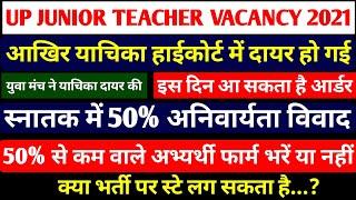 UP JUNIOR TEACHER VACANCY 2021 | UP AIDED JUNIOR HIGH SCHOOL LATEST NEWS|JUNIOR SUPERTET LATEST NEWS