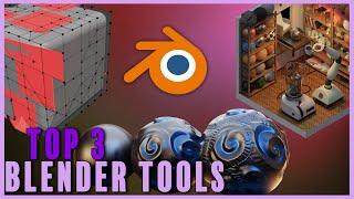 TOP 3 Blender Tools For Modeling, Scene Building, & Sculpting