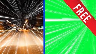 FREE|| light speed Green screen effects|| Travel effect