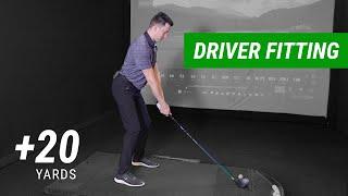 DRIVER FITTING // 14 Handicap Player // Lower Spin & More Distance