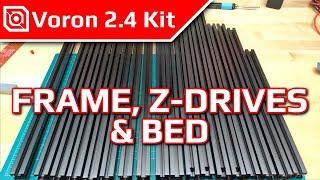 Voron LDO 2.4r2 Complete Build Guide - Part 2 - Frame, Z-Drives & Bed