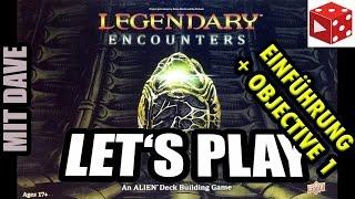 Legendary Encounters: An Alien Deck Building Game - Let's Play - Einführung + Objective 1