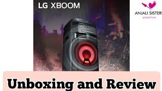 LG XBoom OK55 model Music System Unboxing & Review | 500W RMS | DJ for Home Party |Full details|