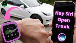 How to Control your Tesla with Apple Watch & Siri Voice Commands - Model 3/Y/S/X