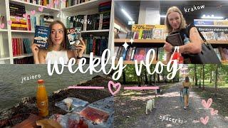 WEEKLY READING VLOG  nowe hobby, Kraków, księgarnia i dobre książki!️