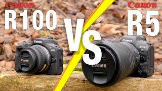 Canon R5 VS R100 – Does 10x price mean 10x the quality?