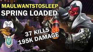 37 Kills 195K Damage MaulWantsToSleep VII Paladins Competitive (Master) SPRING LOADED CONSOLE