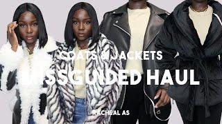 MISSGUIDED HAUL 2021 | COATS & JACKETS FOR THE WINTER + TRY ON | RACHEAL AS