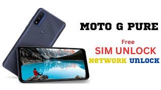 Moto G Pure Sim unlock Free || How to network unlock motorola Moto g pure