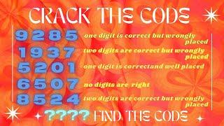 CRACK THE 4 DIGIT CODE | If you crack the 4 digit code in 90 Seconds, you are a Genius