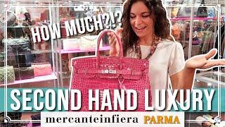 SECOND-HAND LUXURY CLOTHES & BAGS in ITALY | Designer Brands at "Mercanteinfiera" Parma + DAISYSILK