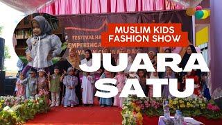 Juara 1 kids muslim fashion show