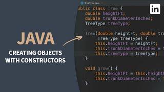 Java Tutorial - Creating objects with constructors