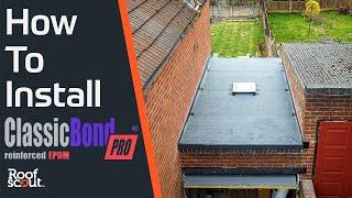 How To Install A Premium EPDM Rubber Roof On A House Extension Roof