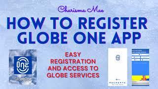 How to Register to Globe One App | Charisma Mae