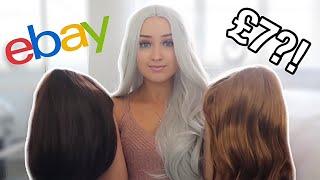 TESTING CHEAP EBAY WIGS | Ebay wigs under £15 | Lauren Neate