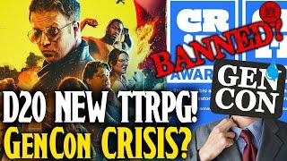 GenCon BANS Crit Awards? - D&D HUGE Druid Changes! - Dimension 20's NEW TTRPG System!