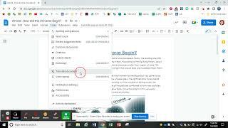 Translating Entire Documents with Google Docs